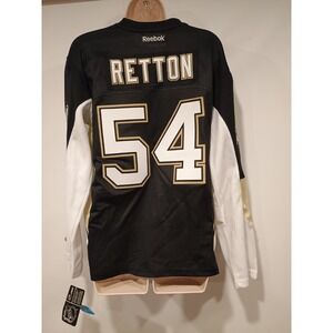 Pittsburgh Penguins Black Women's NHL Hockey Jersey NEW Size L
